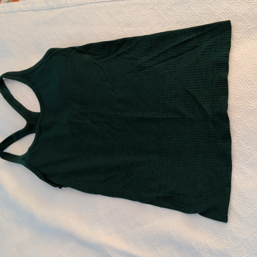 Lululemon Ebb To Street Tank. Everglade Green. Size 6..
